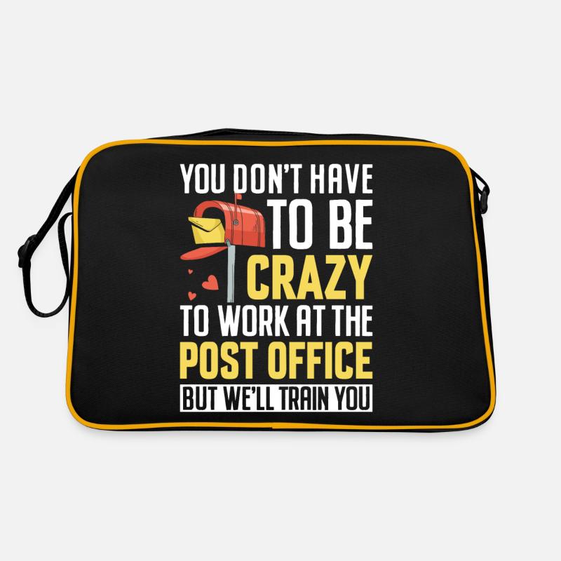 Drôle de bureau de poste Service postal Mailman nous Sac Retro