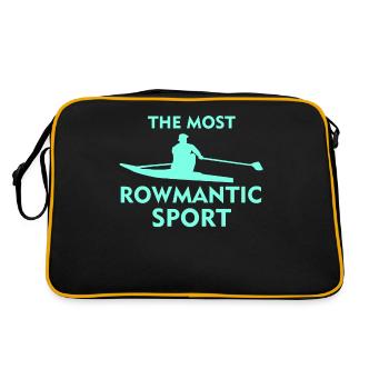 Rowing Club Rowing Boat Rowing - Retro Bag - black/gold - Back