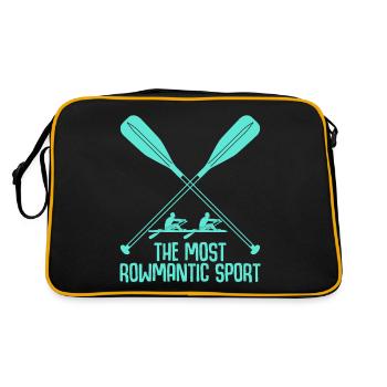 Rowing Rowing Rowing Club Rowing Boat - Retro Bag - black/gold - Back