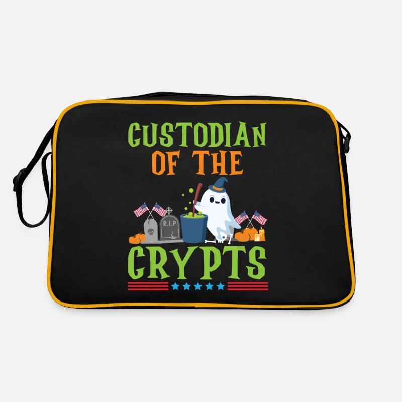 Custode de la crypte Gardien de l’école Halloween Sac Retro