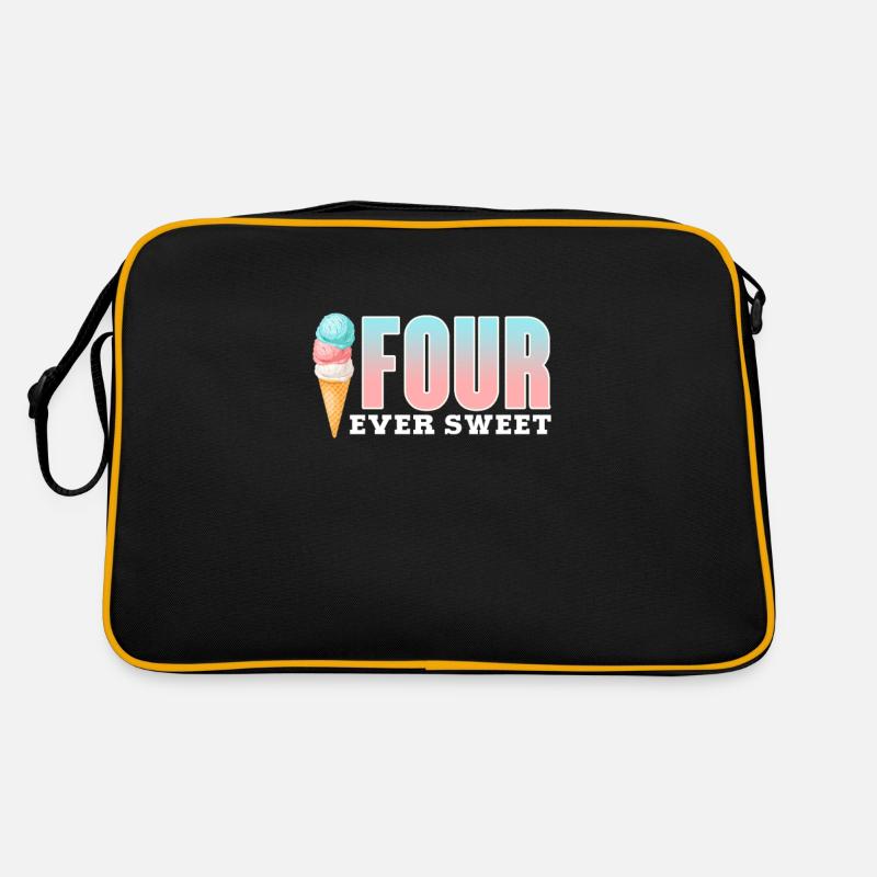 Eiscreme Eis Eiskrem Ice Cream Sommer Geschenk Retro Tasche