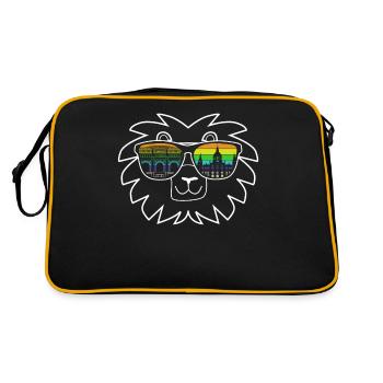 Hanover - Retro Bag - black/gold - Back