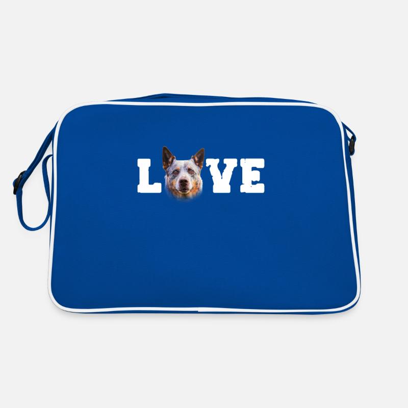 Australian Cattle Dog Hund Hunde Geschenk Retro Tasche