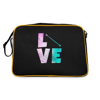 Baton Twirling - Sac Retro - noir/or - Dos