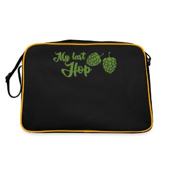 Beer Joke Hobby Brewer Beer Brewer Hops - Retro Bag - black/gold - Back