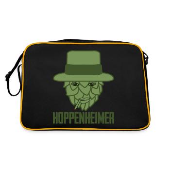 Hops Brewery Hobby Brewer Brewer - Retro Bag - black/gold - Back