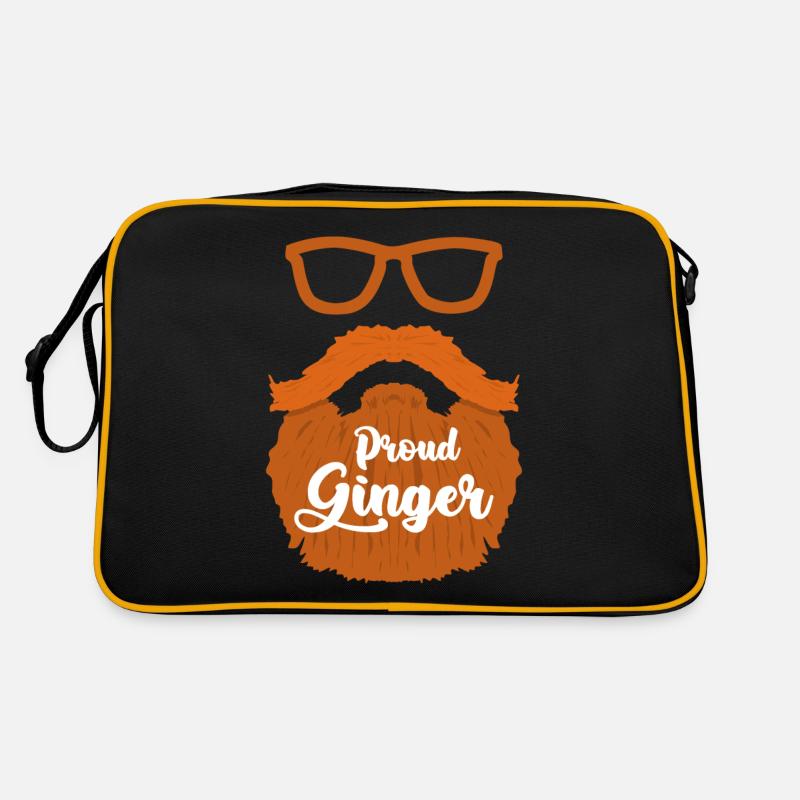 Rothaarig Bart Rotschopf Rote Haare Retro Tasche