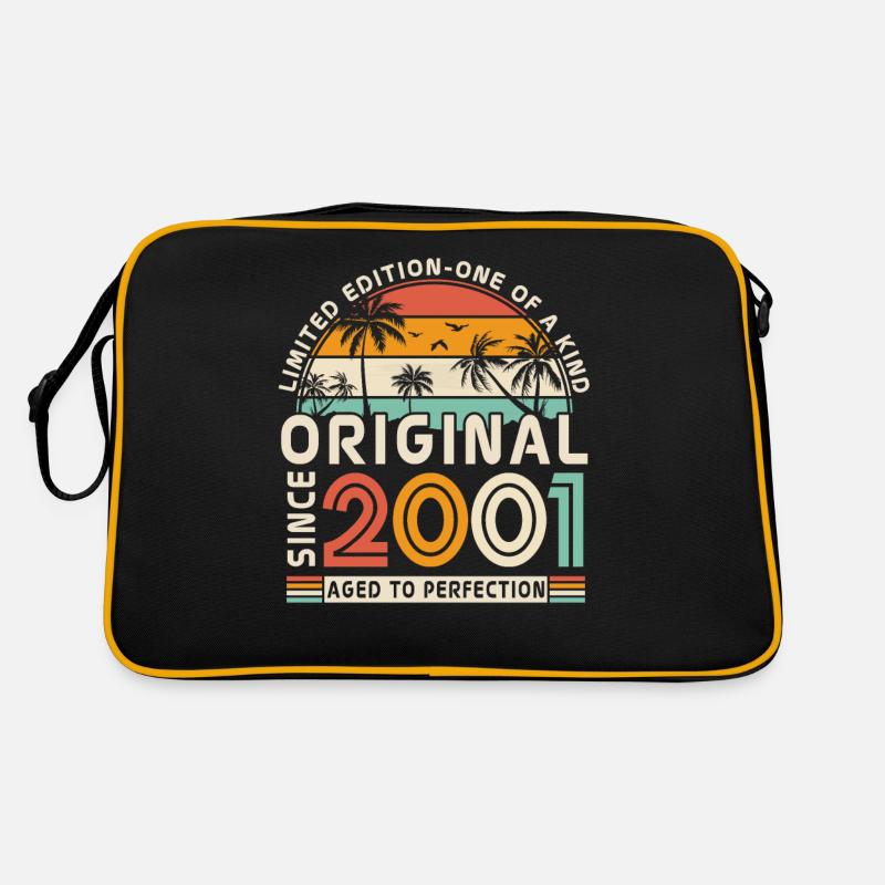 2001 - Un millésime plein de légendes - Sac Retro - noir/or