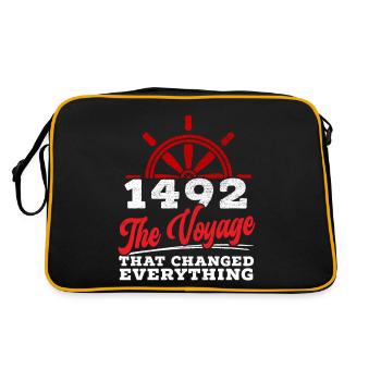 1492 : Le voyage qui a tout changé - Sac Retro - noir/or - Dos