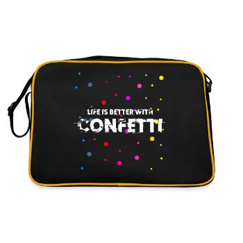 Carnival Carnival Confetti - Retro Bag - black/gold - Back