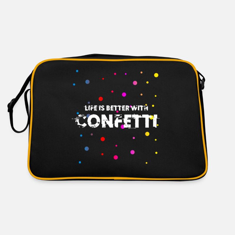 Carnaval Carnaval Confettis Sac Retro