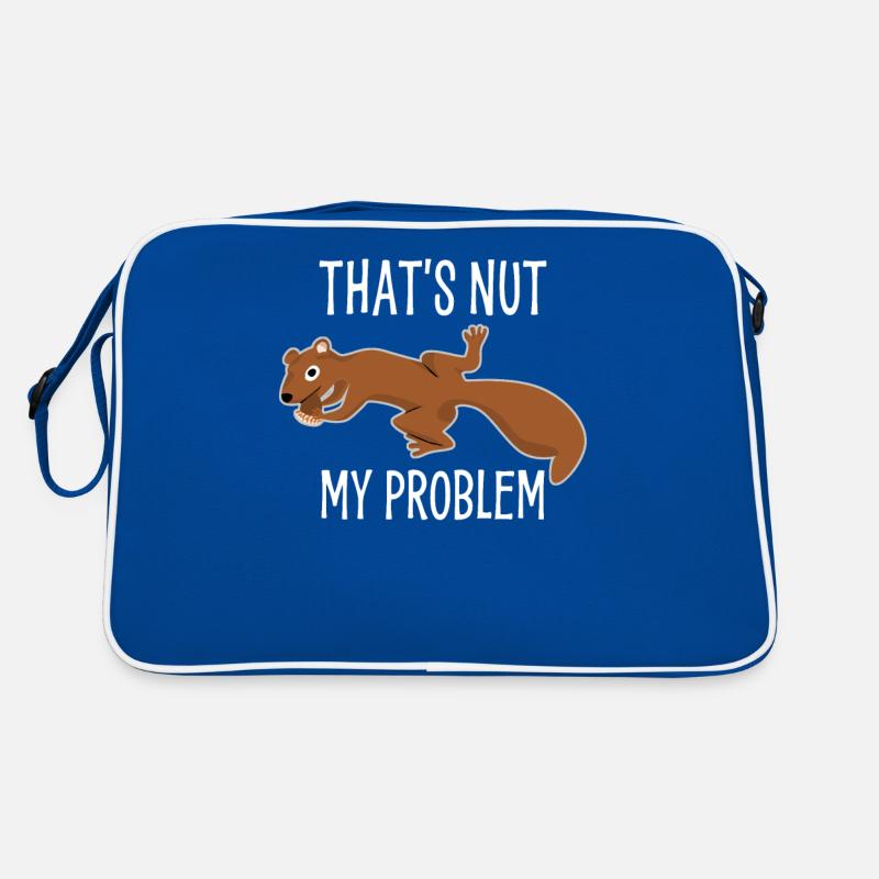 Squirrel Not my problem Retro Bag