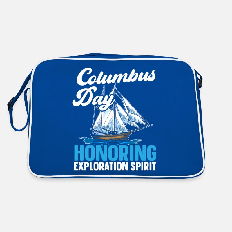 Kolumbus-Tag: Ehrung des Entdeckergeistes Retro Tasche