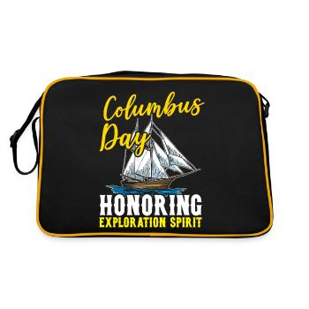 Columbus Day : honorer l’ de découverte - Sac Retro - noir/or - Dos