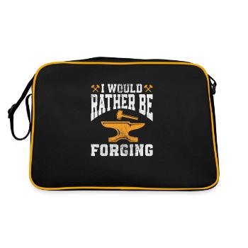 Blacksmith - Retro Bag - black/gold - Back