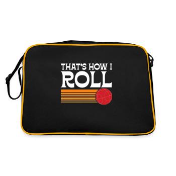 Bocce Bocce Ball Bouler Boulen Cadeau - Sac Retro - noir/or - Dos