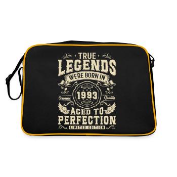 Legendary since '93 - Retro Bag - black/gold - Back