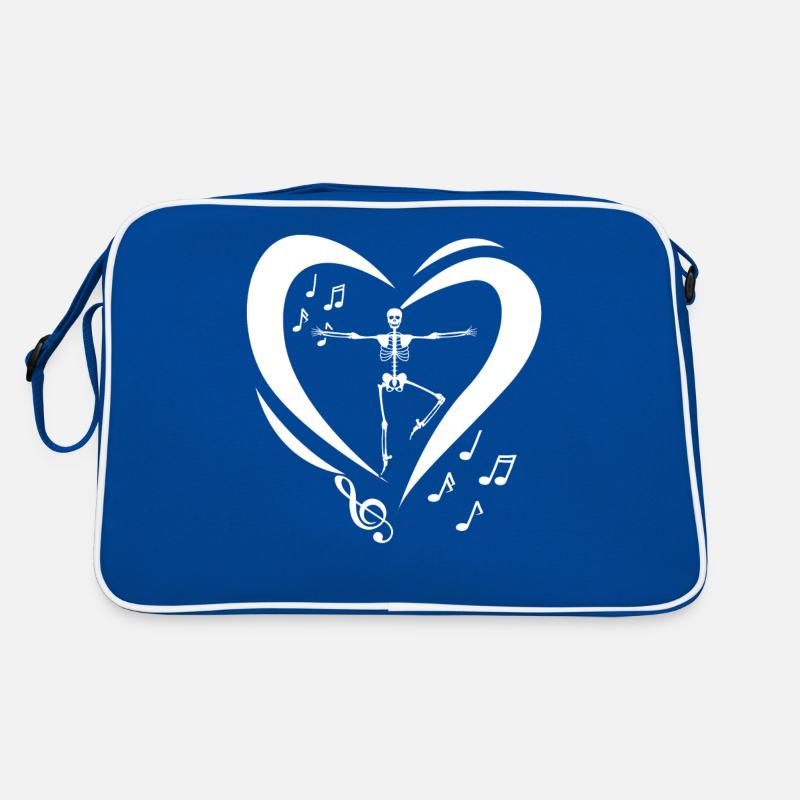 Squelettes dansant Sac Retro