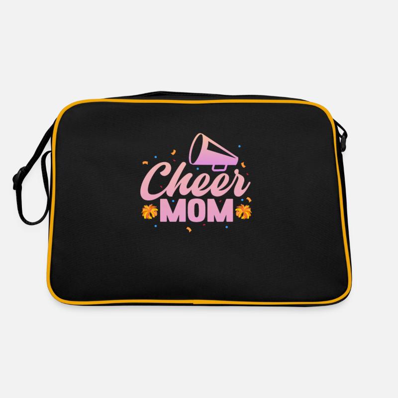 Cheerleader - Retro Tasche - Schwarz/Gold