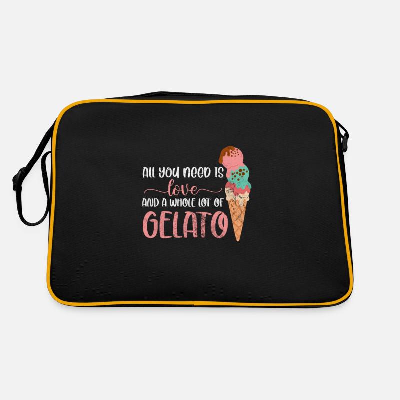 Eiscreme Retro Tasche