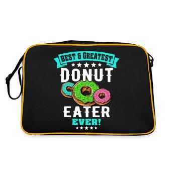 Donut Dear Donut Lovers - Retro Bag - black/gold - Back