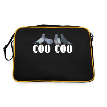 Pigeon Gurr Gurr - Sac Retro - noir/or - Dos