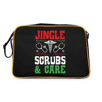 Jingle Scrubs & Care Nurse Noël - Sac Retro - noir/or - Dos