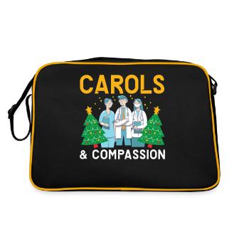 Noël des chants et de l’infirmière Compassion - Sac Retro - noir/or - Dos