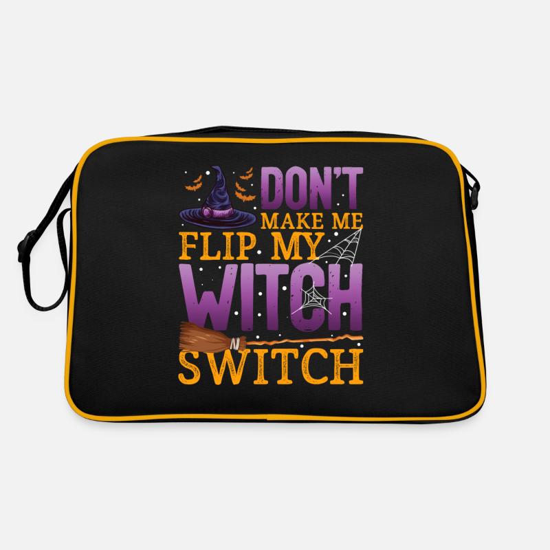 Don't make me Flip my Witch Switch - Halloween Retro Tasche