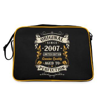 Anniversaire légendaire Vintage '07 - Sac Retro - noir/or - Dos