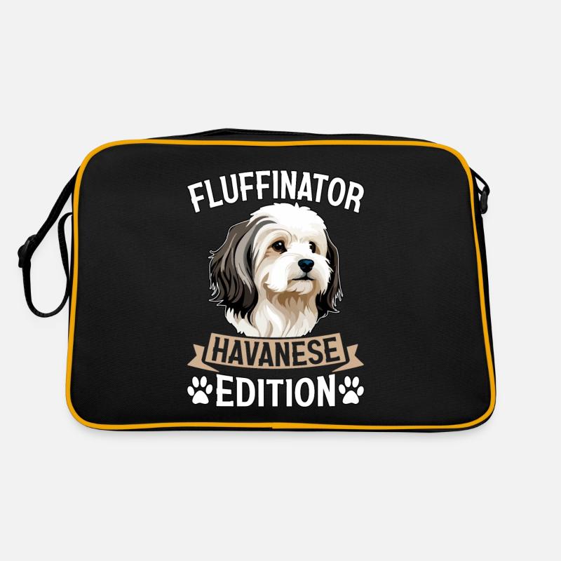 Fluffinator Havanese Edition Retro Tasche