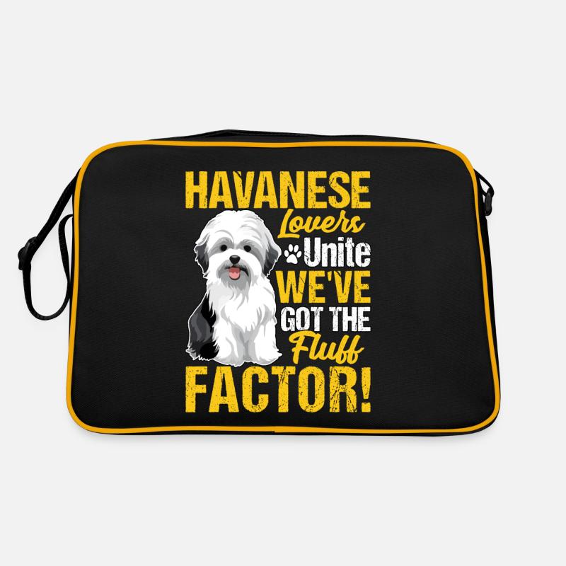 Havanese Lovers Unite we've got the fluff factor Retro Bag