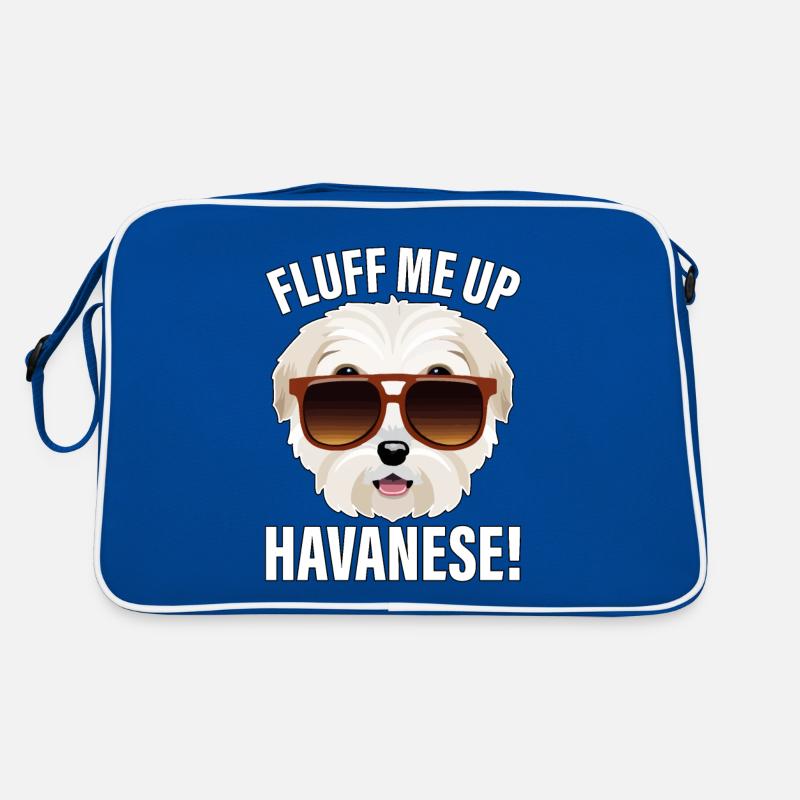 Fluff me up Havanese Retro Bag