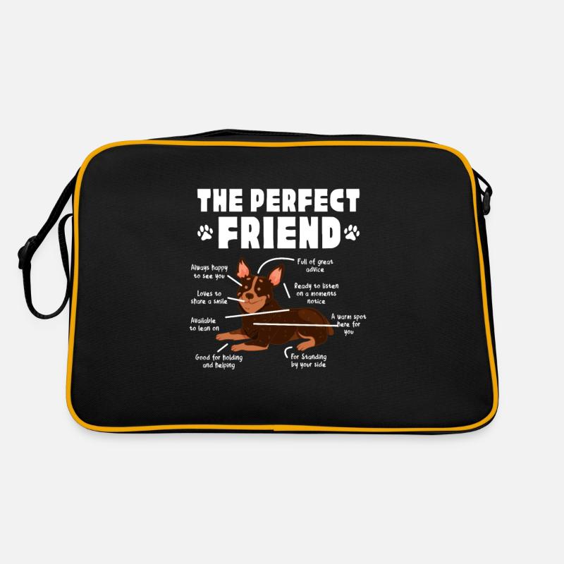 Australian Cattle Dog Hund Hunde Geschenk Retro Tasche