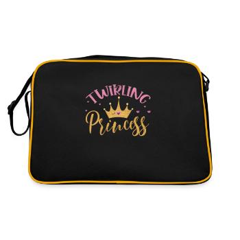 Baton Twirling - Sac Retro - noir/or - Dos