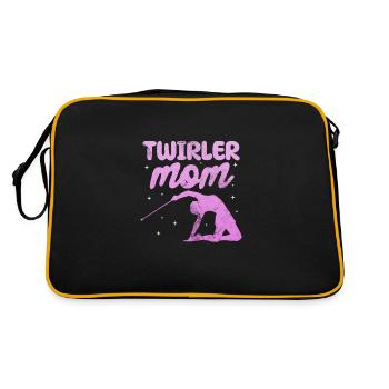 Baton Twirling - Sac Retro - noir/or - Dos