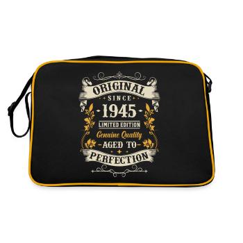 Vintage 1945 Surprise d’anniversaire - Sac Retro - noir/or - Dos