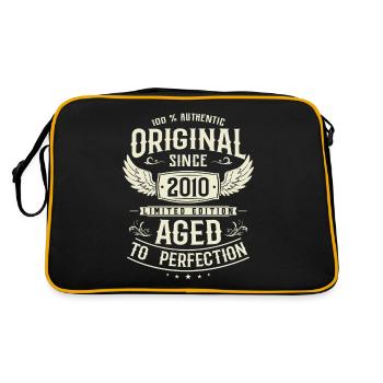 Vintage 2010 Surprise d’anniversaire - Sac Retro - noir/or - Dos
