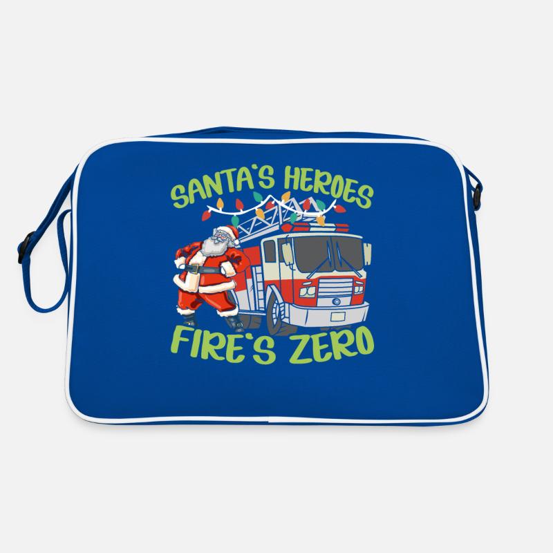 Santa's Heroes Fire's Zero Brandbekämpfung Weihnac Retro Tasche