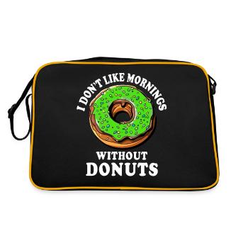 Donut Doughnut Donuts - Retro Bag - black/gold - Back