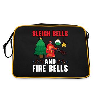 Sleigh bells and fire bells Fire brigades Weih - Retro Bag - black/gold - Back