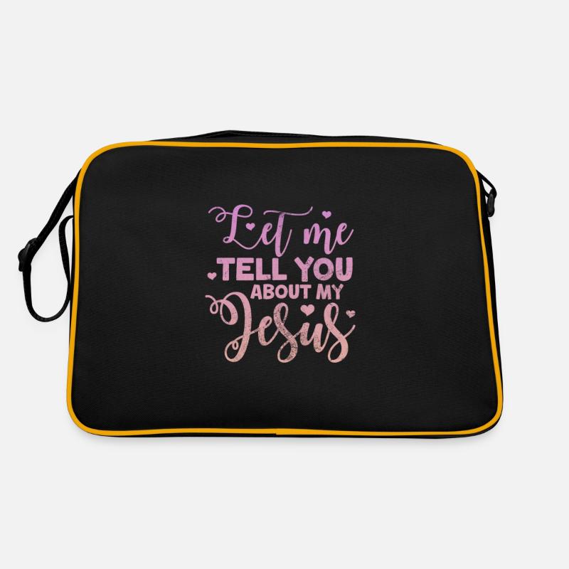 Bibel - Retro Tasche - Schwarz/Gold