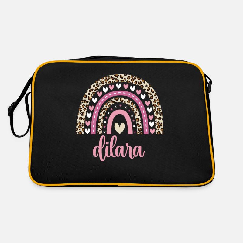 Dilara Regenbogen Name Geburtstag Dilara Retro Tasche