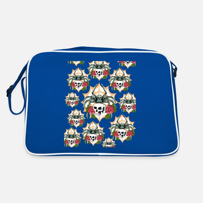 Tarantula With Skull pattern Retro Bag