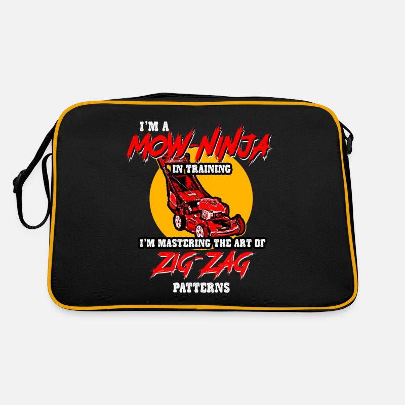Lawn Care I'm A Mow Ninja In Training Retro Bag