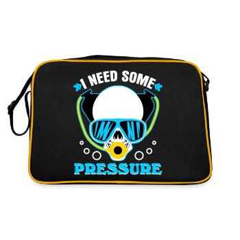 Diver Joke Sport Diver Diving - Retro Bag - black/gold - Back