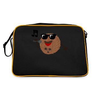 Coconut Singing Music Singing Coconuts - Retro Bag - black/gold - Back