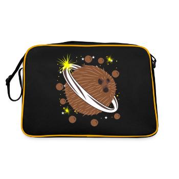 Coconut Space Planet Coconuts - Retro Bag - black/gold - Back