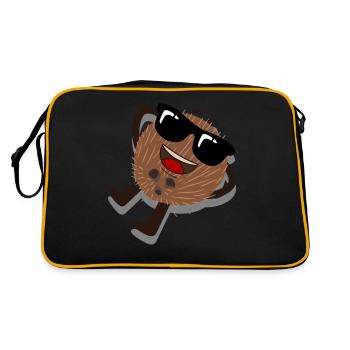 Coconut Sunglasses Coconuts - Retro Bag - black/gold - Back