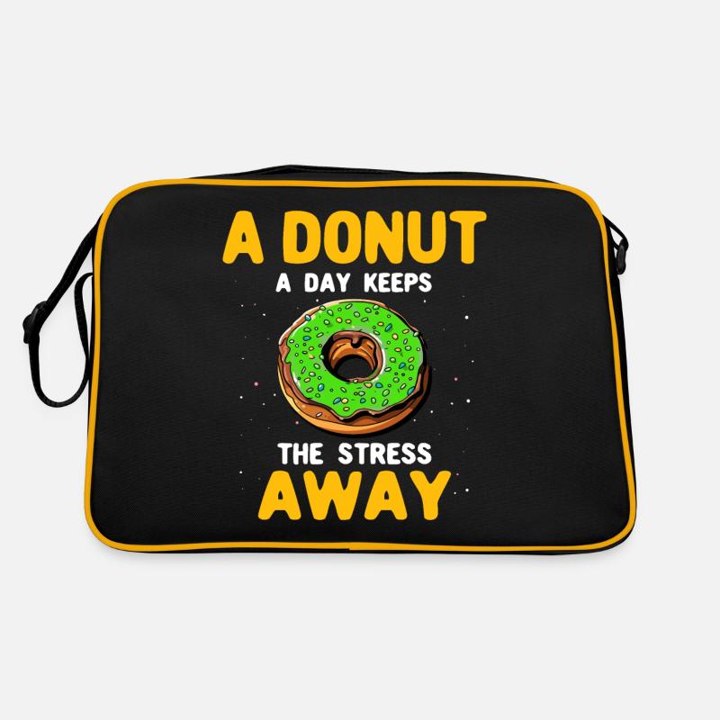 Donuts Doughnuts Retro Tasche